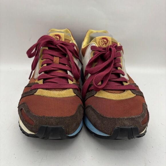 Diesel Absolute Sneakers Mens US 12 Multicolor Leather Suede Mesh Lace Up Shoes main image 8